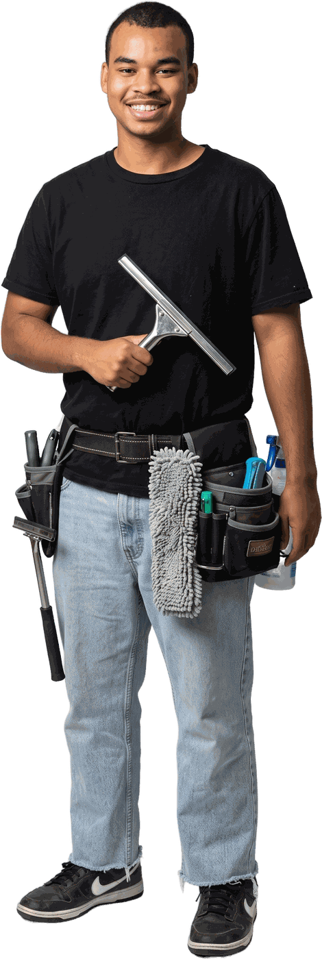 Dan Wave, owner of Waves Window Washing